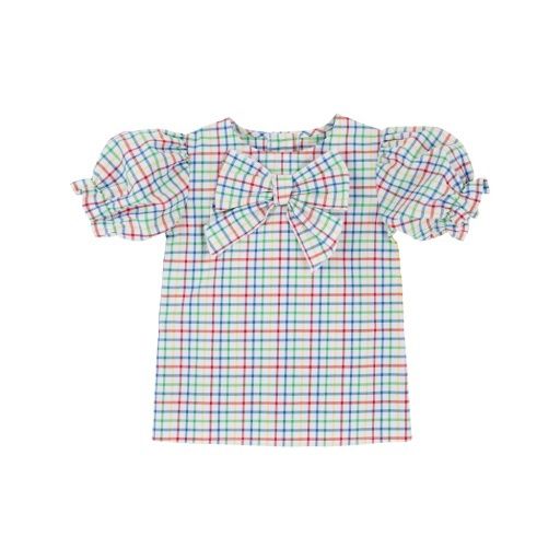 SS Beatrice Bow Blouse, Size: 2T