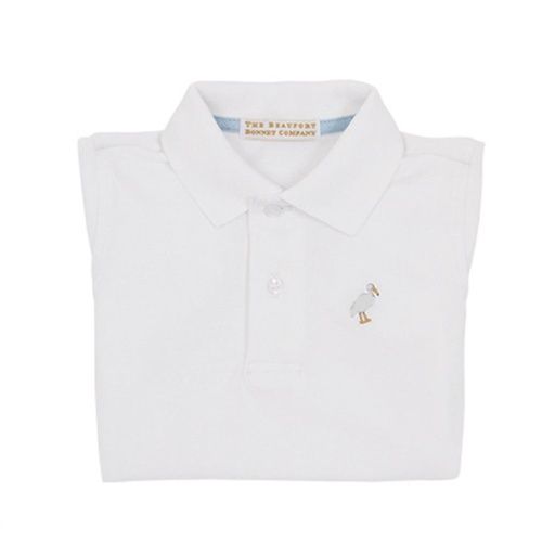 Prim and Proper Polo SS-Pima, Colour: Worth Avenue White/Multicolor, Size: 5