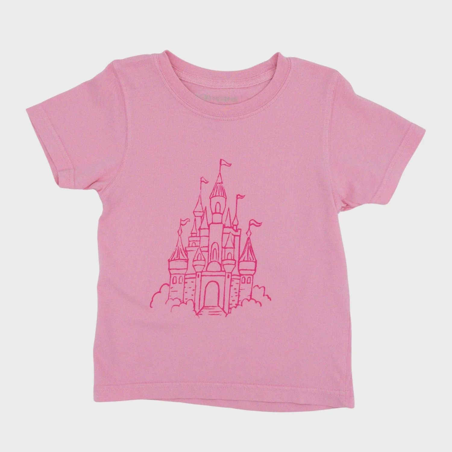 Castle Tshirt - Lt. Pink SS, Size: XXS(2T)