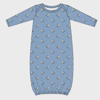 Flying Ducks Baby Boy Gown