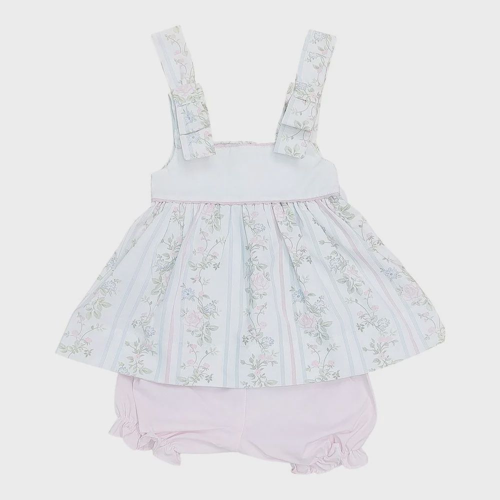 Valerie Vine Print Bloomer Set, Size: 18M