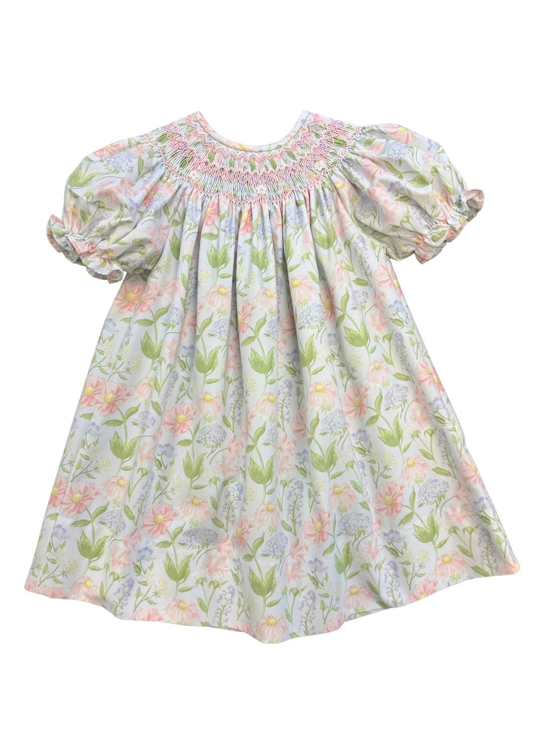 LUNA SMOCKED DRESS, Size: 2T