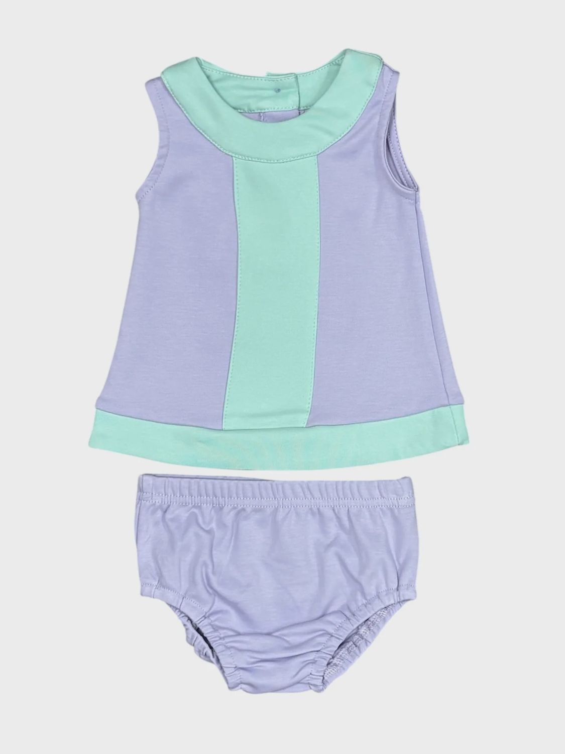Collins Bloomer Set-Purple &amp; Mint, Size: 6M
