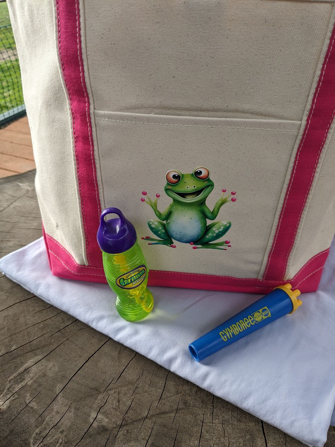 Funny Frog classic tote Medium Size