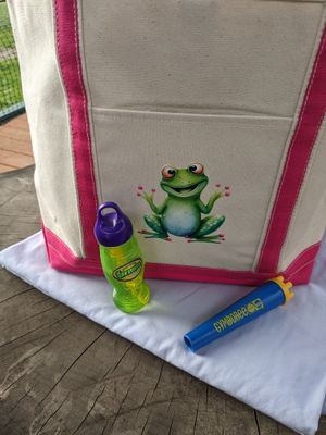 Funny Frog classic tote Medium Size