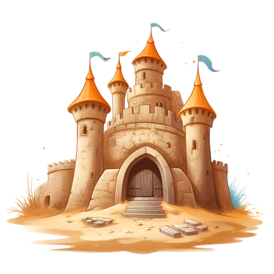 Sand Castle Medium Tote