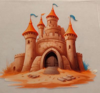 Sand Castle Large Tote
