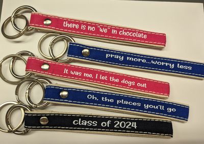 Colorful Key Fobs