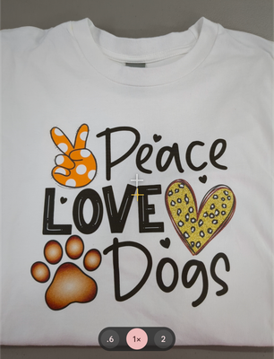 Peace Love and Dogs Shirt