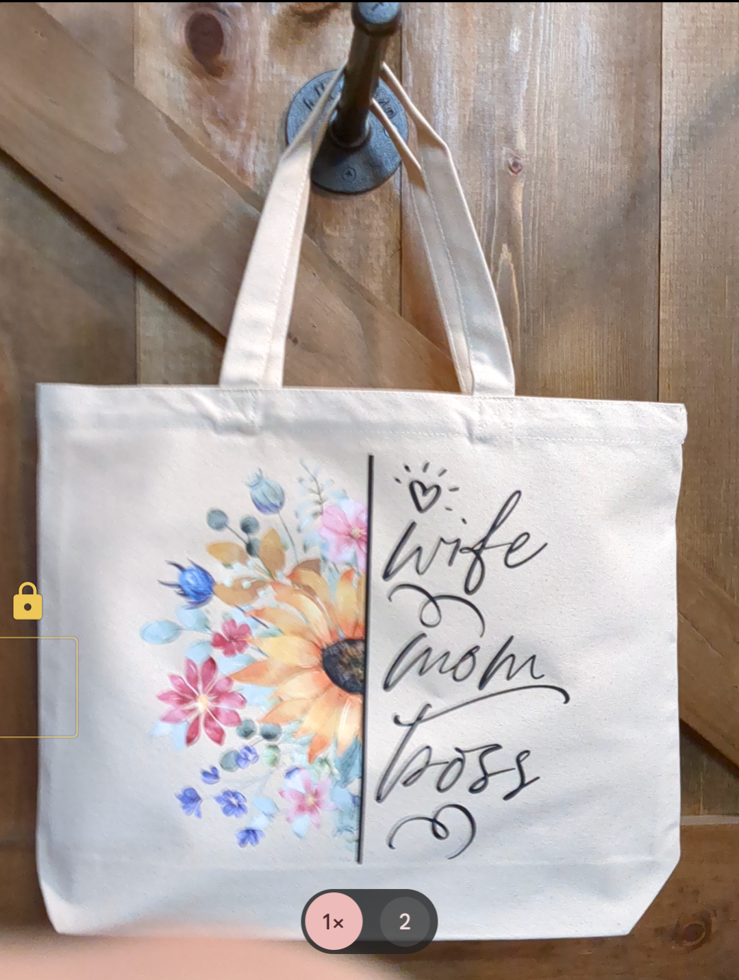Wife Mom Boss Bag