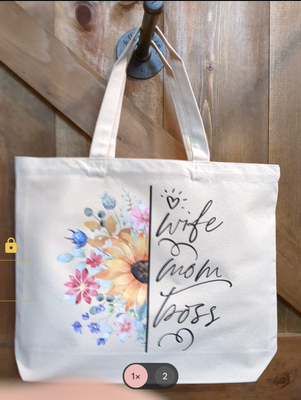 Wife Mom Boss Bag
