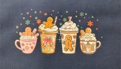 Gingerbread cups apron