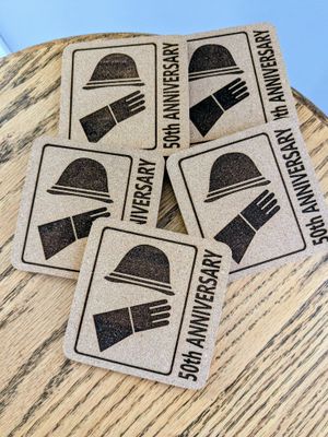 Trojan Guard 50th Anniversary Coasters