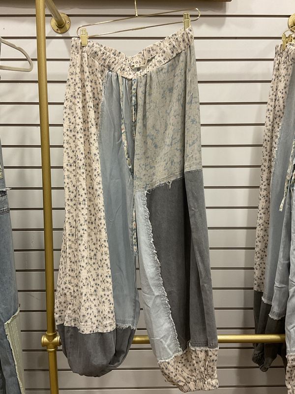 Denim multi soft pants