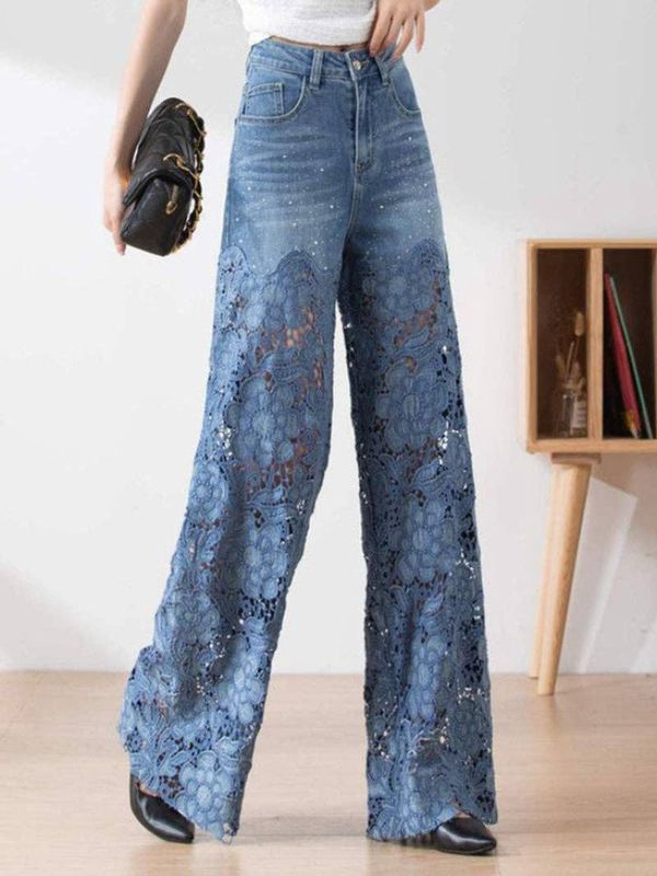 Jean with Blue lace