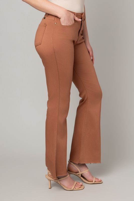 Sateen Stretch Flare Jean