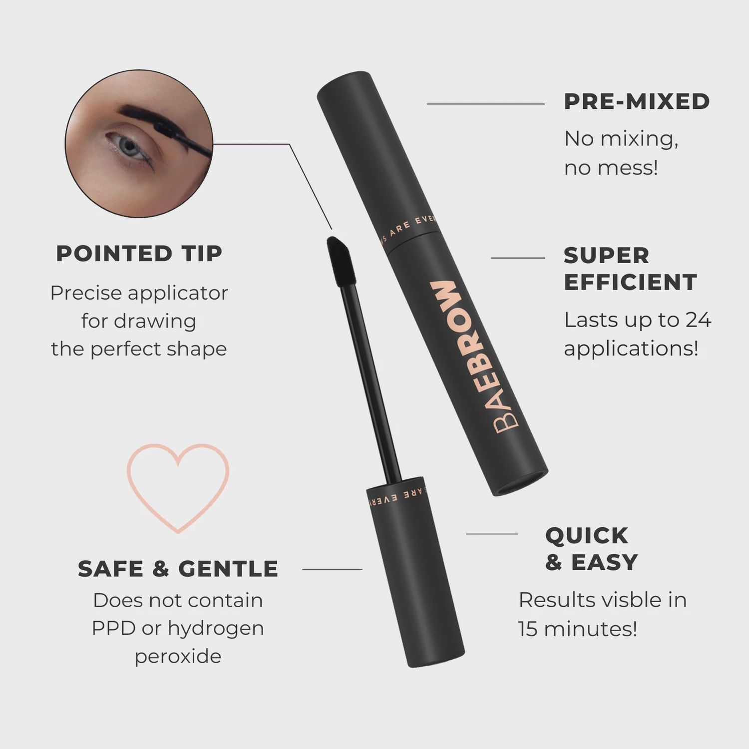 Instant Tint / Light Brown, Color: Light Brown