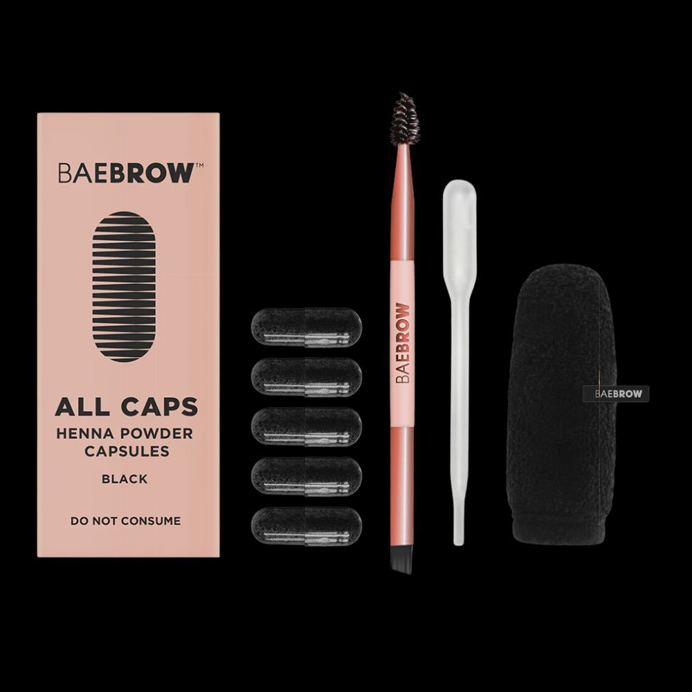 All Caps Henna Powder Starter Kit-Brows