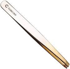 Gold Slant Tweezers