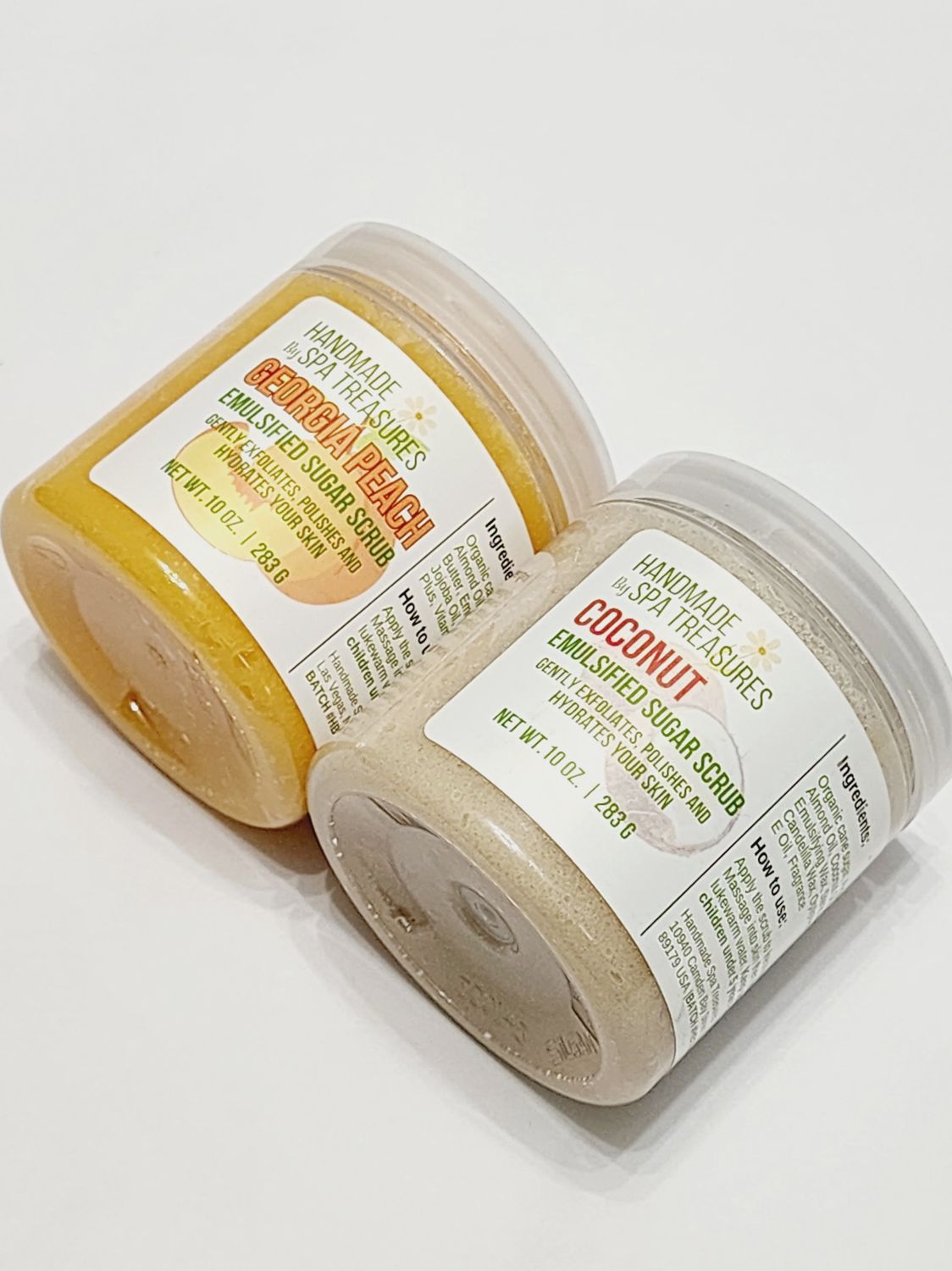 Emulsified Sugar Scrub-Georgia Peach