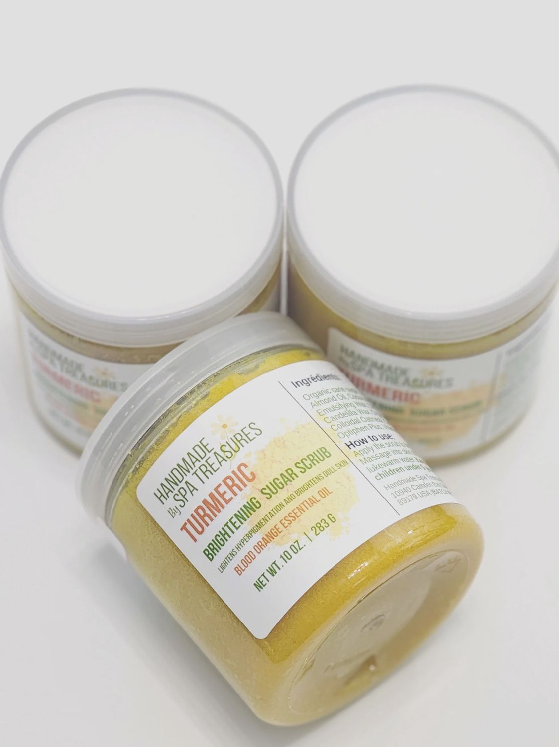 Turmeric Brightening Sugar Scrub- Blood Orange