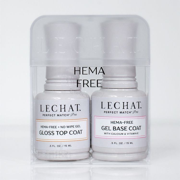Lechat Hema-Free Gloss Top Coat &amp; Base Coat Duo