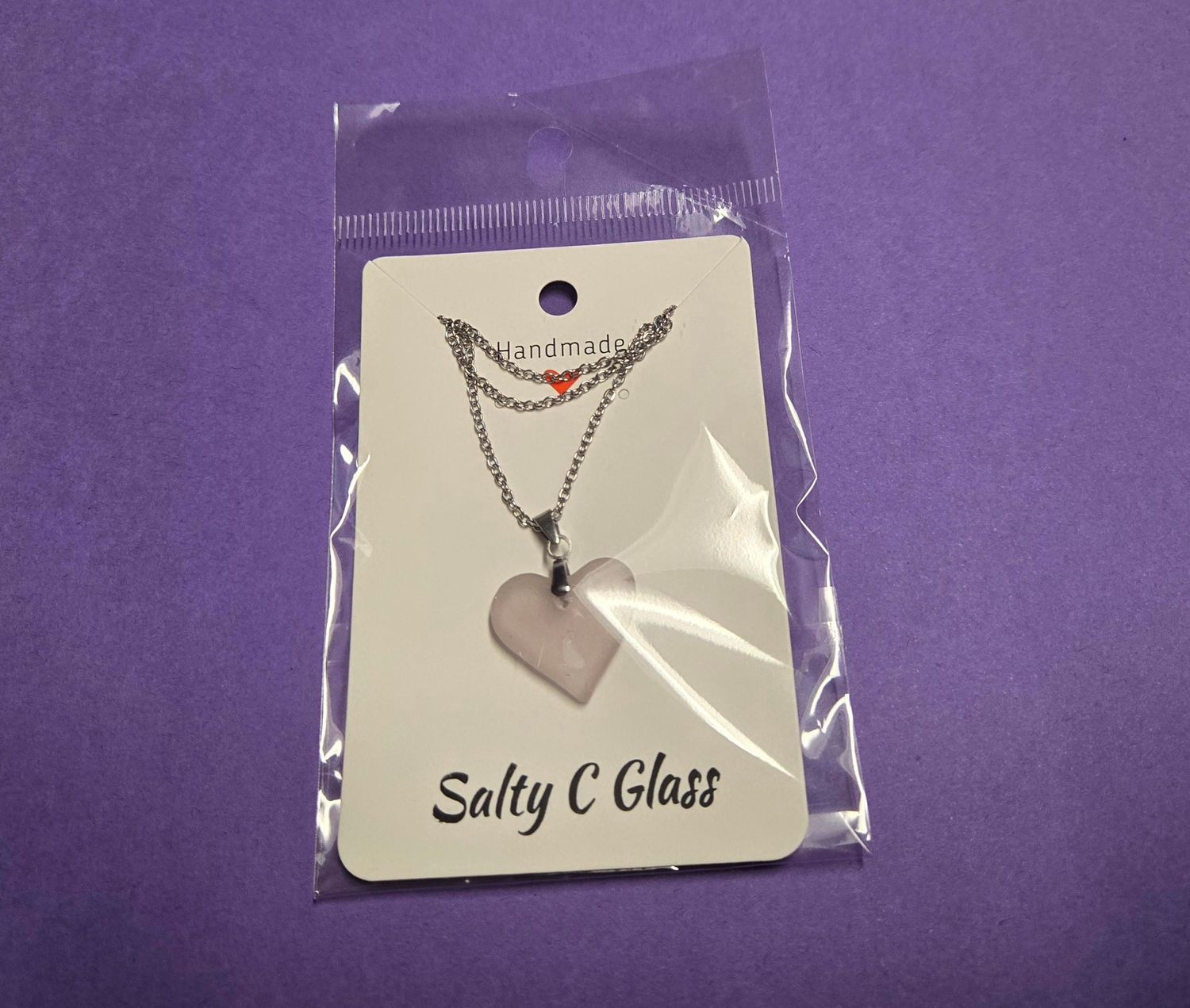 Made by Members - Purple Heart Necklace
