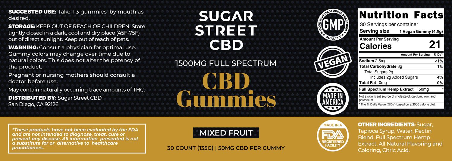 Full Spectrum 50 mg CBD chewables