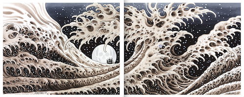Mike Rubendall: Great Waves (set of 2)