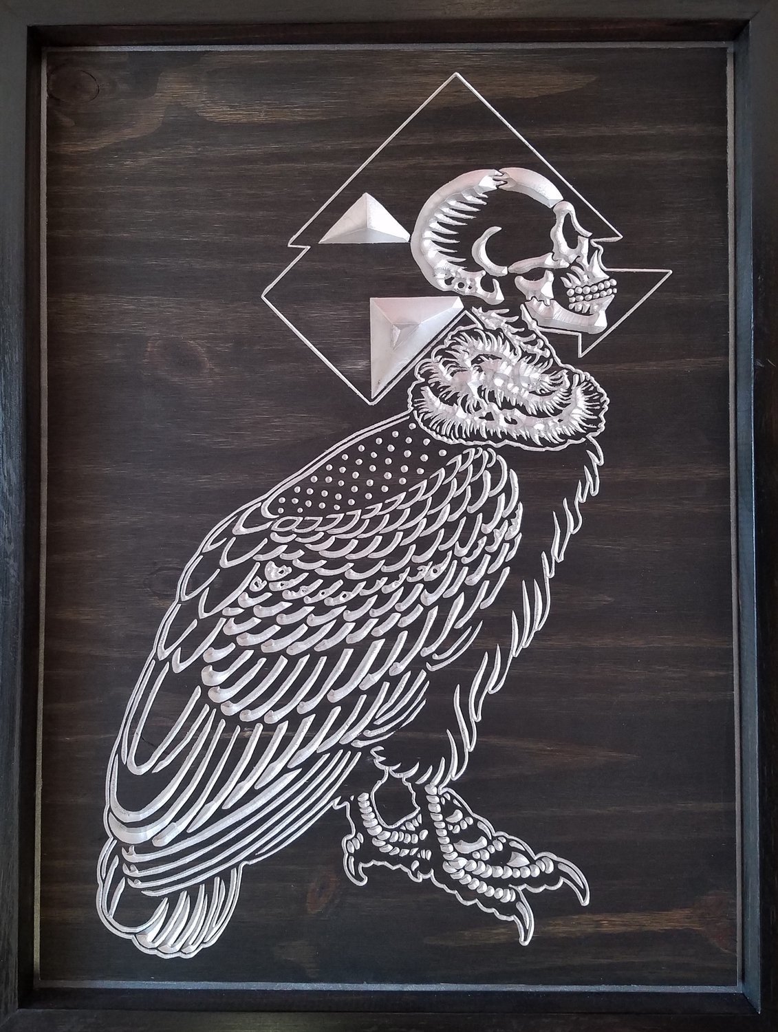 Silent Flight Wood Carving