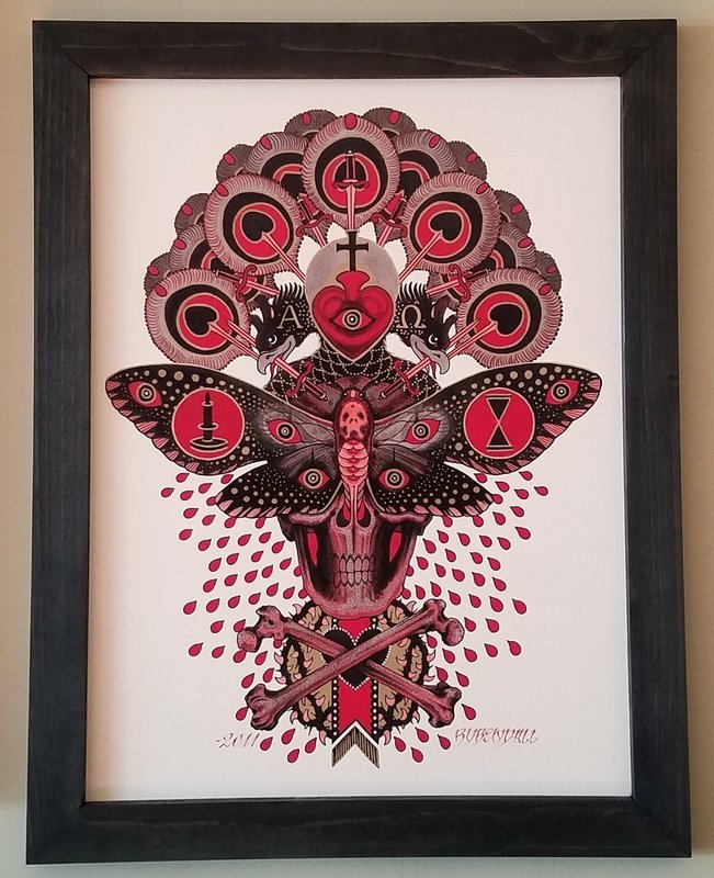Custom Wood Frames (stained black)