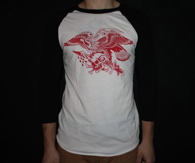 Triple Threat Baseball Tee (white)