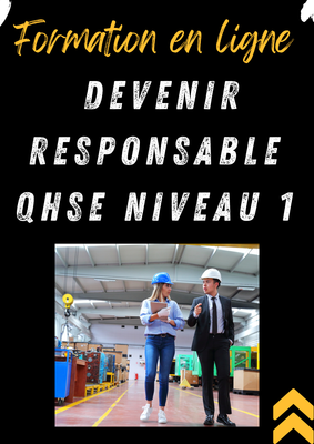 Formation Online  Devenir Responsable QHSE Niveau 1
