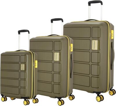 Packers 3 Pc Set 56 cms, 68 cms &amp; 78 cms- Small, Medium &amp; Large  Hard Side Trolley Bag Set