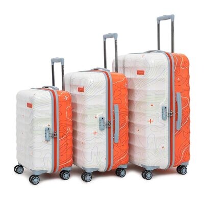 Packers Trolley Bag Set of 3 (S+M+L) | Hardsided Polycarbonate Luggage |TSA Lock &amp; Anti-Theft Zippers |  2000 Days Warranty