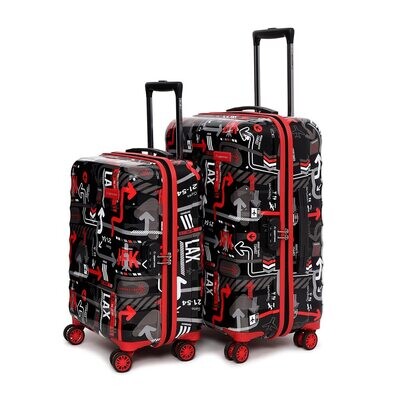 Packers Trolley Bag Set of 2 (S+M) | Hardsided Polycarbonate  Trolley Bag | Combination Lock |  2000 Days Warranty