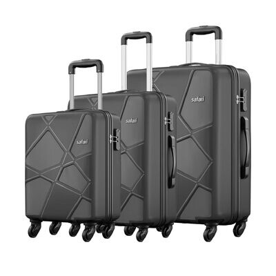 Packers Hardside Small, Medium &amp; Large Size Cabin &amp; Check-in Luggage Set of 3 Suitcase Trolley Bags