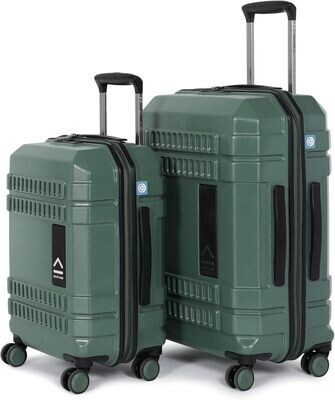 Packers Trolley Bag Set of 2 (S+M) |Cabin &amp; Check-in Luggage| Hardsided Polycarbonate Printed Luggage | Anti-Scratch | TSA Lock &amp; Anti-Theft Zippers |