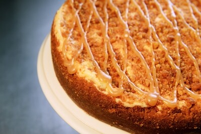 Caramel Apple Crumb Cheesecake