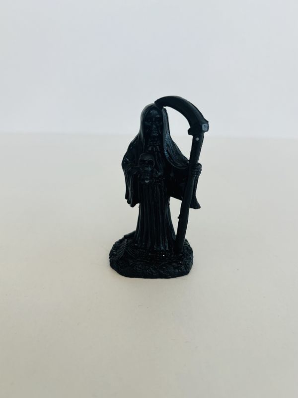 Santa Muerte Statue - Small/Black