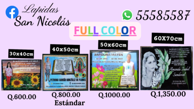 Lápidas Full Color
