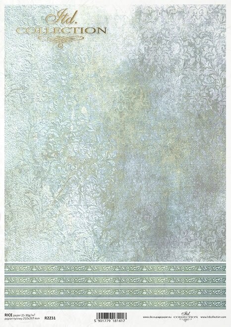 Tapetenmotiv  Reispapier A4 von ITD Collection 