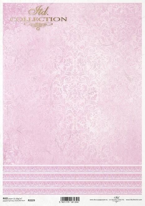 Tapetenmotiv Reispapier A4 von ITD Collection 