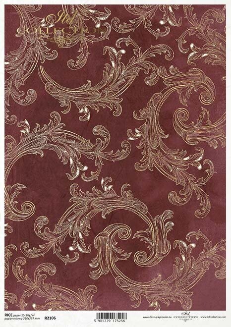 Tapetenmotiv   Reispapier A4 von ITD Collection