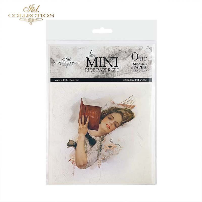 Frauenleidenschaften Mini Reispapier Set von ITD Collection