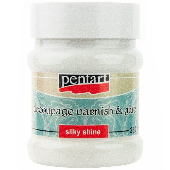 Produktfoto. Pentart Decoupage Varnish&amp;Glue Silky Shine 230 ml