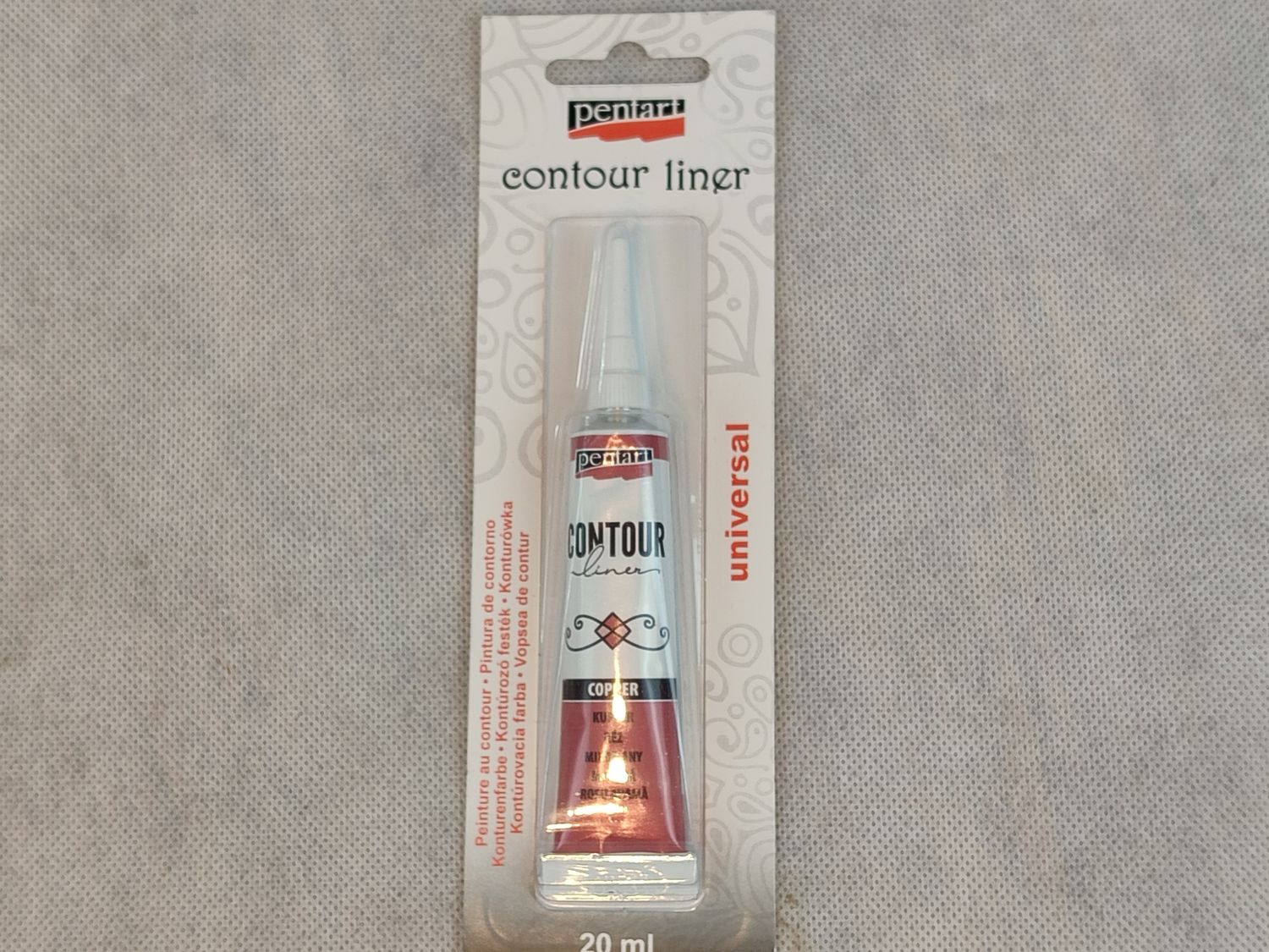 Produktfoto . Konturenfarben (Liner ) Pentart 20ml 