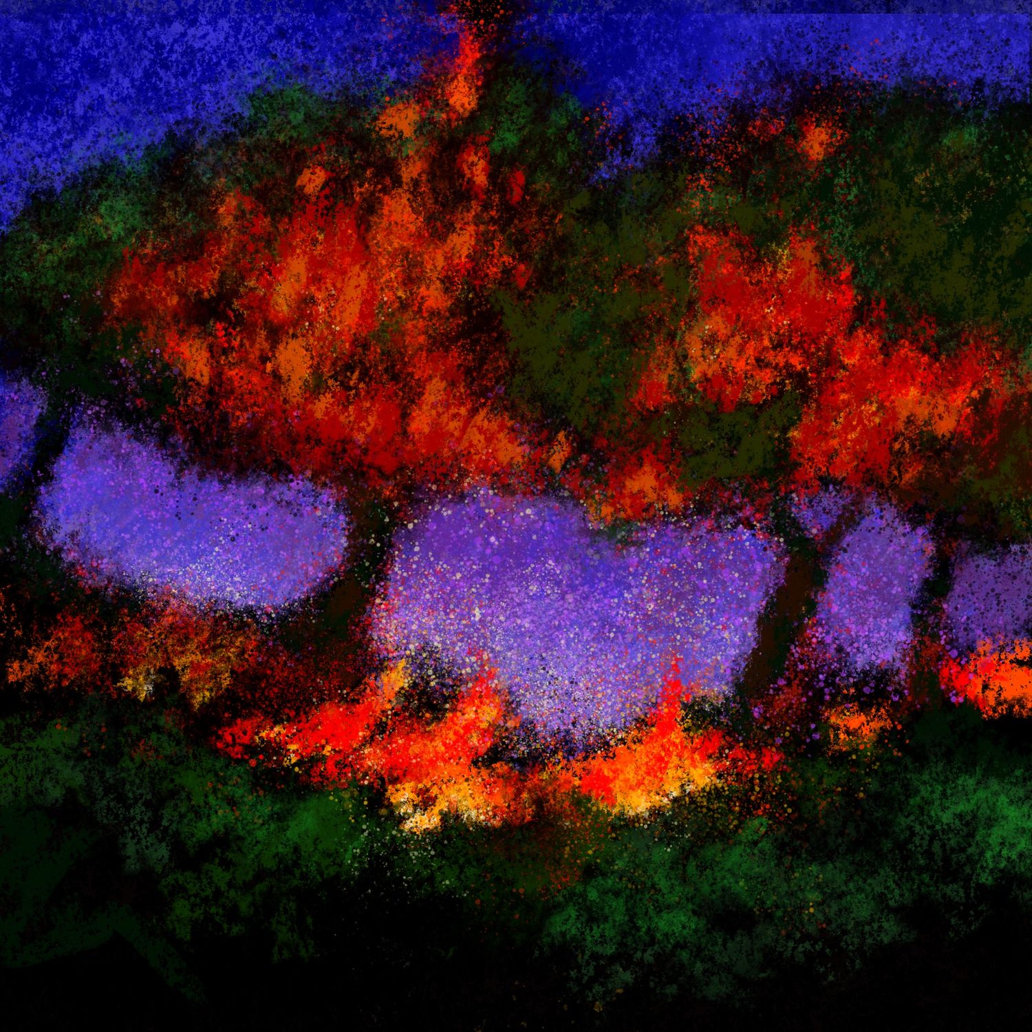 Lo que Quedó — Estampe 3 24x24
