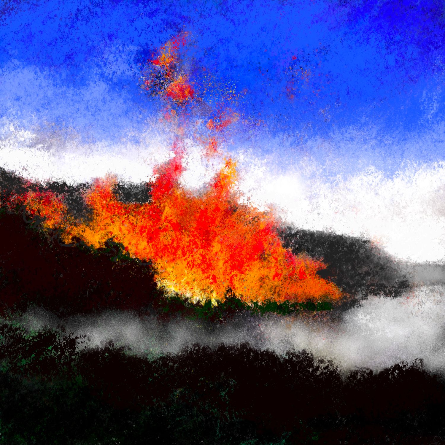 Cuando el Cielo Ardió — Estampe 224x24