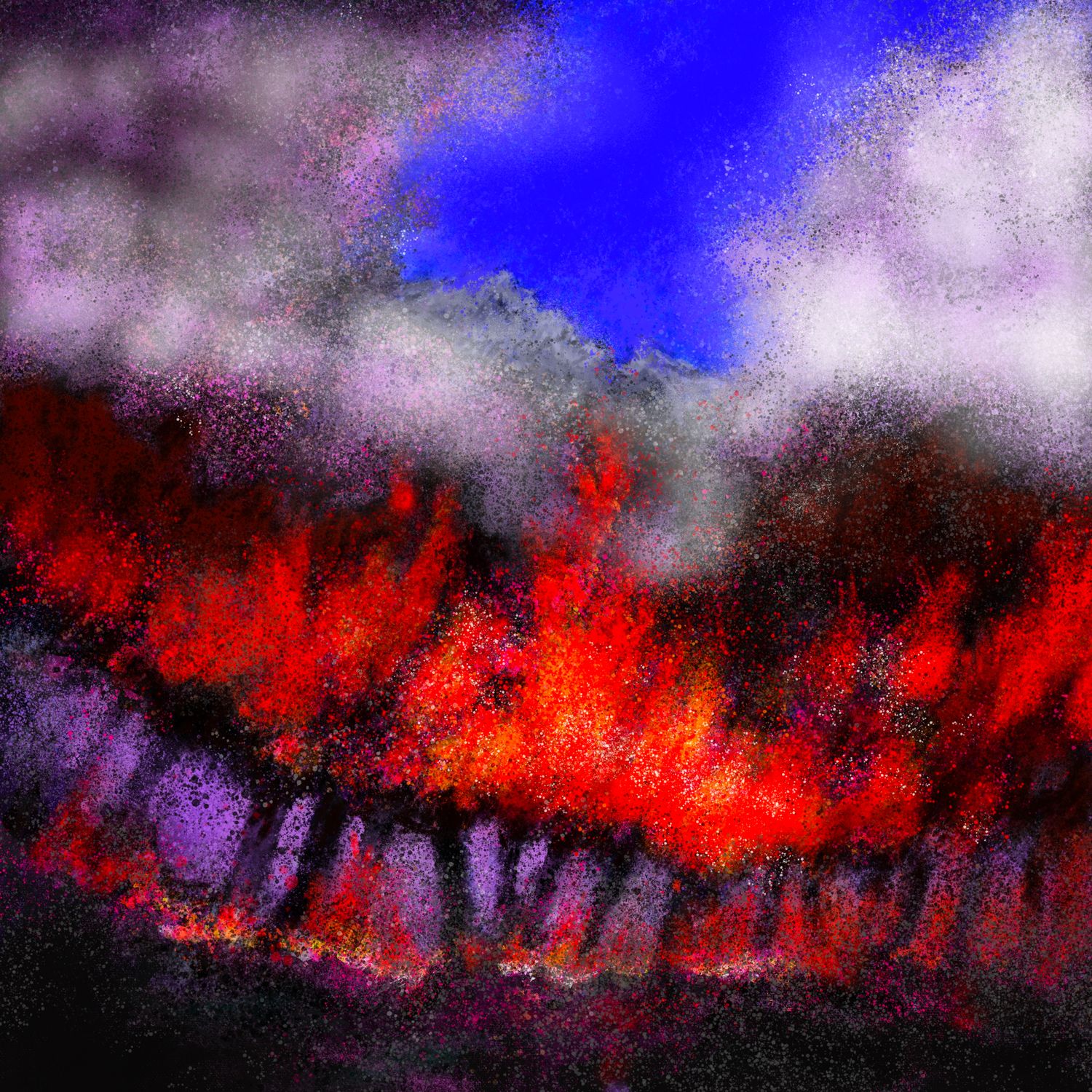 El Comienzo del Fuego — Estampe 1 24x24